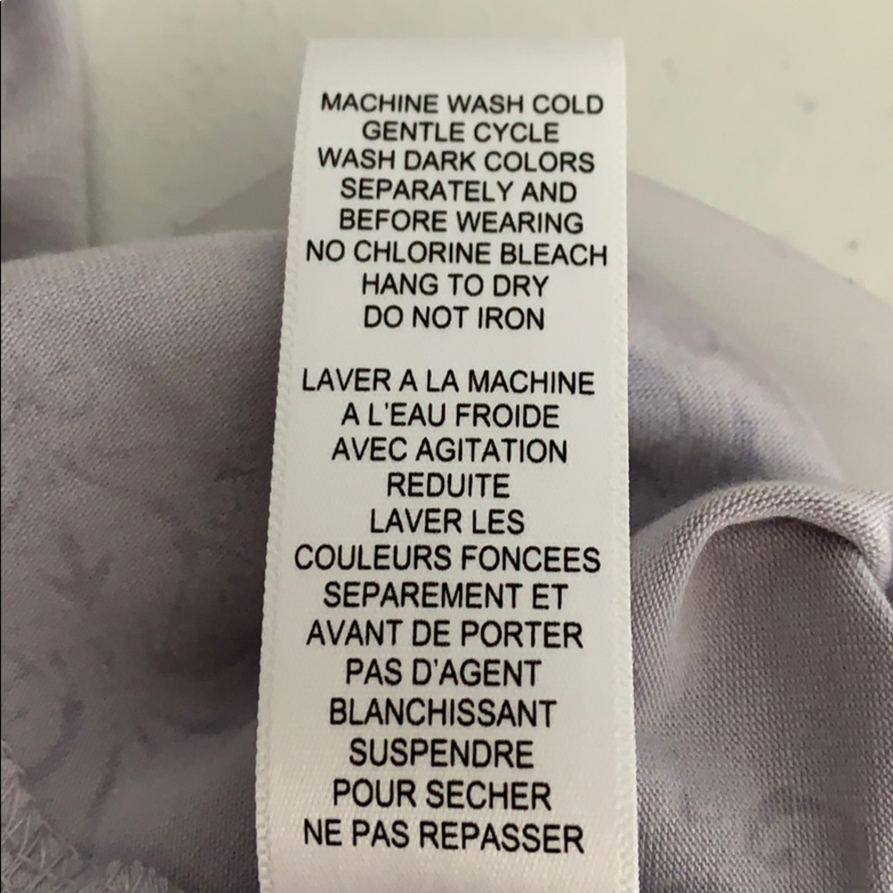 NWOT Jones NY sleep wear light lavender size med. - Picture 8 of 8